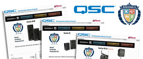 Aplauz zaprasza na nową stronę marki QSC!