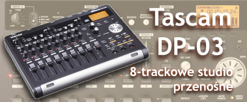 Tascam DP-03. 8-trackowe studio przenośne