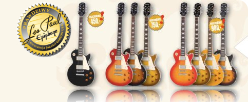 Oryginalne gitary Les Paul teraz w jeszcze niższych cenach!
