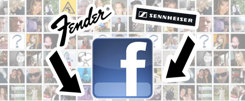 Fender i Sennheiser na Facebook