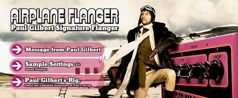 Paul Gilbert i Ibanezowski samolot - TEST efektu Airplane Flanger