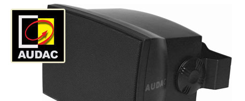 Firma Linearic przedstawia ścienny zestaw głośnikowy AUDAC WX502OB