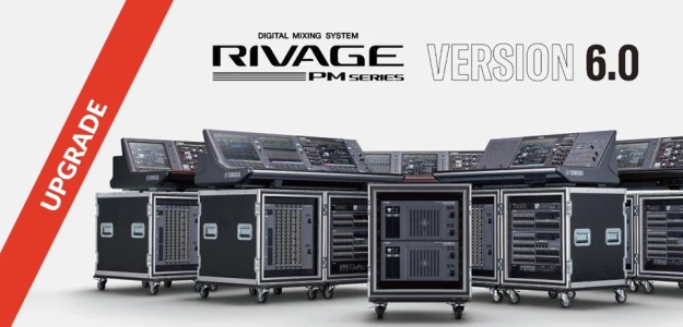 Nowy firmware do cyfrowych systemów miksowania Yamaha Rivage PM