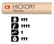 Music Center 5A Hickory lewa/prawa SET 3 - zestaw 3 kompletów pałek do perkusji - zdjęcie 4