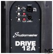 Studiomaster DRIVE 12A - aktywny zestaw głośnikowy 620W (310W RMS), 12"+1,35" - zdjęcie 3
