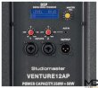 Studiomaster Venture 12AP - kolumna aktywna 400W DSP - zdjęcie 3