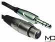 MC Audio MS1SJX 3 - przewód XLR-jack 3m, jack-XLR 3m symetryczny - zdjęcie 1