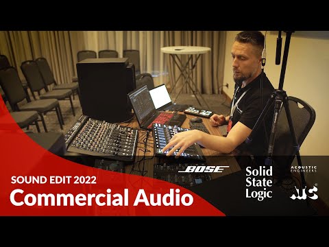 Commercial Audio: SSL, ATC Monitors, BOSE