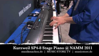 Kurzweil SP4-8 Stage Piano LIVE-DEMO @ NAMM 2011