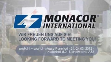 Prolight + Sound 2012 Preview MONACOR INTERNATIONAL