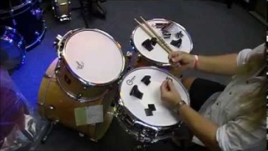 DrumClip - test tłumików perkusyjnych