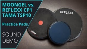 New Moongel 7&quot; Workout vs. Reflexx CP1 &amp; Tama TSP10 Practice Pads - Sound Demo