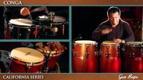 Gon Bops California Series Congas - Mahogany Finish - Featuring Alex Acu?a