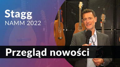 Stagg: Gitara, głośnik bluetooth, słuchawki, talerze perkusyjne - NAMM