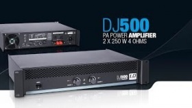 LD Systems DJ500 - PA Power Amplifier 2 x 250 W 4 Ohms