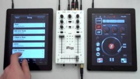 iRig MIX and DJ Rig with 2 iPads  (2 iOS devices) - part 1
