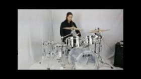 Tama Silverstar Mirage 7pc Acrylic Drum Set - Crystal Ice Clear - Exclusive Greenbriermusic Kit