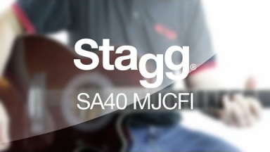Stagg Music | SA40MJCFI Mini-Jumbo Electro Acoustic Guitar