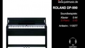 Roland DP-990 Digitalpiano played (Piano- and ePiano sound)