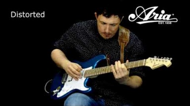Aria STG 004 Electric guitar demonstration