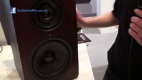 M Audio M3-8 Studio Monitors at Musik Messe 2013 with www.getinthemix.com