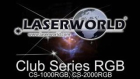 Laserworld - CS-1000RGB, CS-2000RGB - Club Series multi color RGB whitelight laser projectors