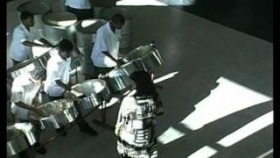 Steel drums in Trinidad &amp; Tobago