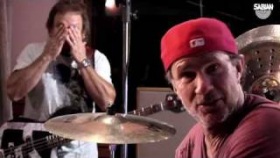Chad Smith and Michael Anthony with the Sabian Holy China