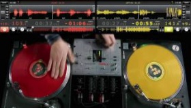 DJ Troubl' vinyl performance - Mixvibes Cross 1.3