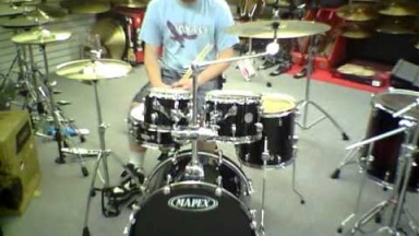 Mapex Horizon Fastpack 5pc Drum Set from California Percussion