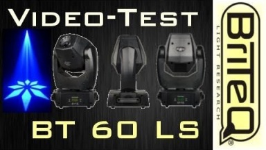 Video Test - BriteQ BT-60 LS: 60w LED Moving Head Spot