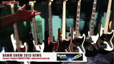NAMM Show 2013 - FENDER American Vintage Series Bass Guitars