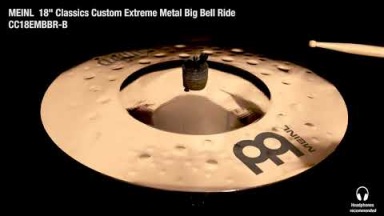 MEINL 18&quot; Classics Custom Extreme Metal Big Bell Ride