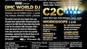 DMC World DJ Final 2015: Sun 4th October + C2C + All Day Workshops!
