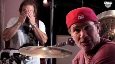 Chad Smith and Michael Anthony with the Sabian Holy China