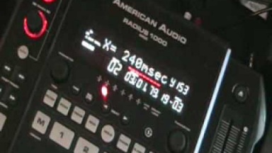 American Audio Radius 1000 midi. A look at the FX's
