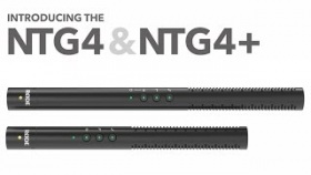 Introducing the NTG4 and NTG4+ Shotgun Microphones