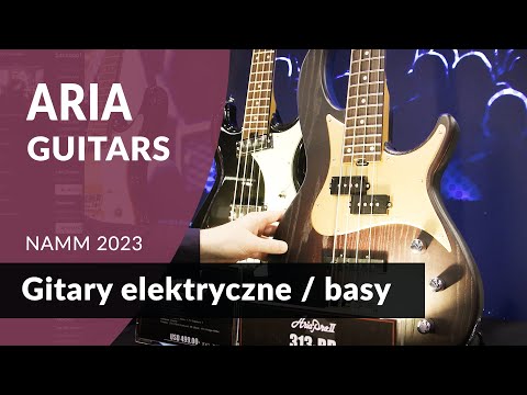 Gitary Aria - poznaj nowości na 2023 rok [NAMM]
