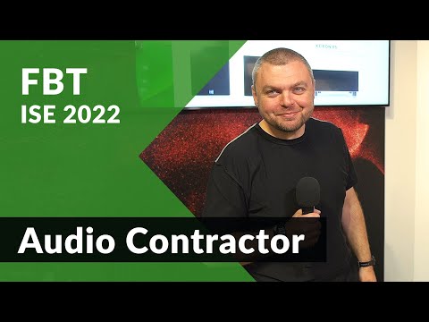 FBT Audio Contractor - sprzęt instalacyjny