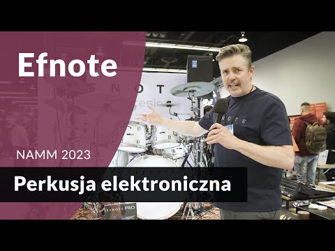 Perkusja elektroniczna na największe koncerty: Efnote Pro [NAMM 2023]