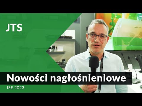 Mikrofon bezprzewodowy JTS oraz ciekawy głośnik na baterię [ISE 2023]