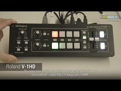 Roland V-1HD oraz V-1200HDR - najnowsze kontrolery Roland - HD