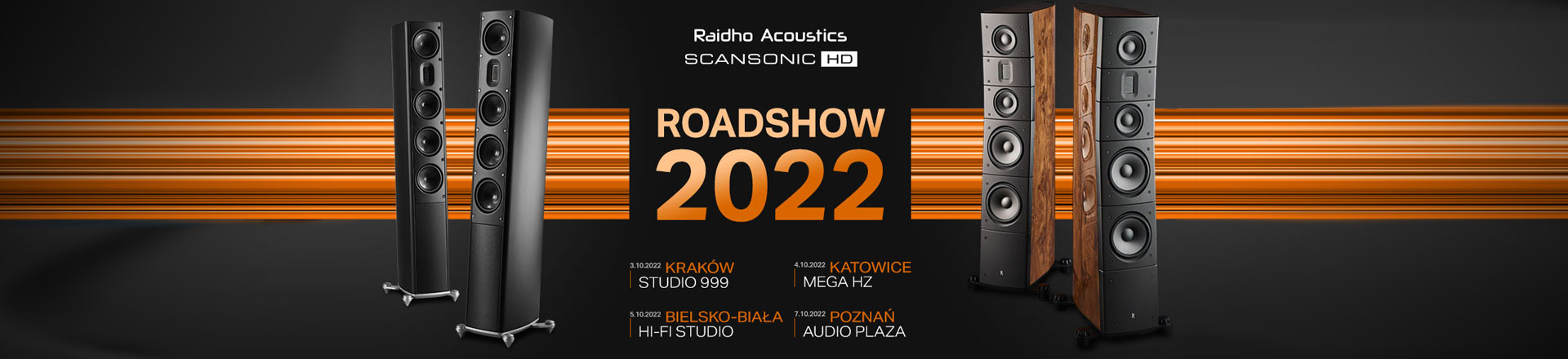 RAIDHO & SCANSONIC HD - w 4 dni w 4 miastach Roadshow 2022