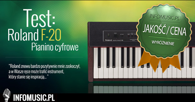 Roland F20 - Twoje pierwsze prawdziwe pianino cyfrowe